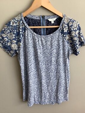Lucky Brand Blue floral top
